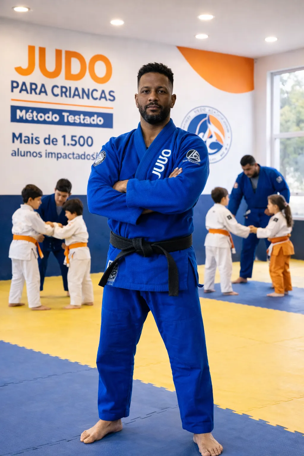 Instrutor especializado em Judô Infantil